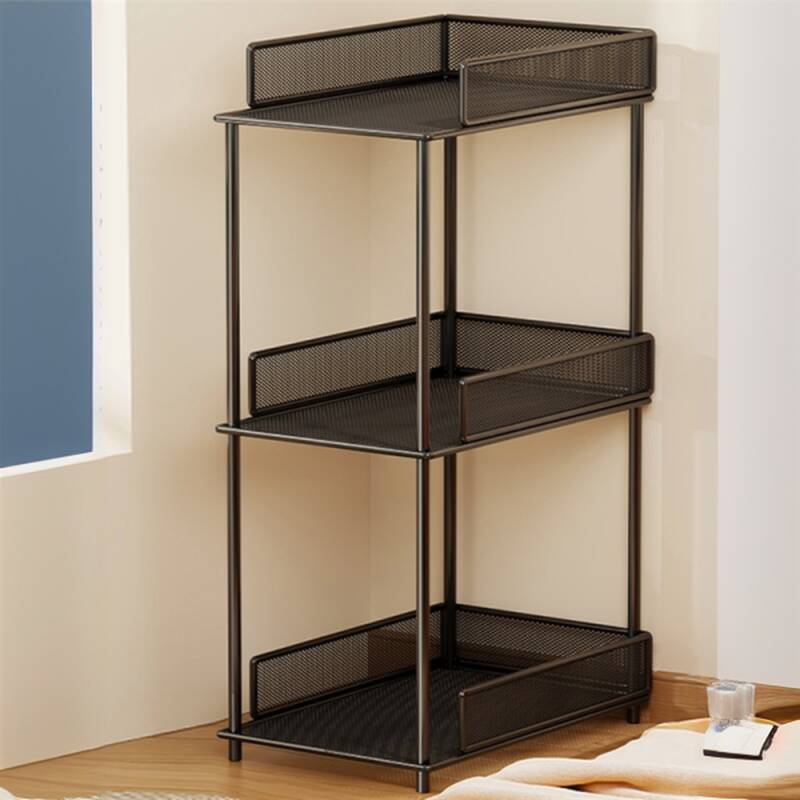 Trendy Fireproof Metal Cabinet Storage Shelf Rack, Vertical Installation