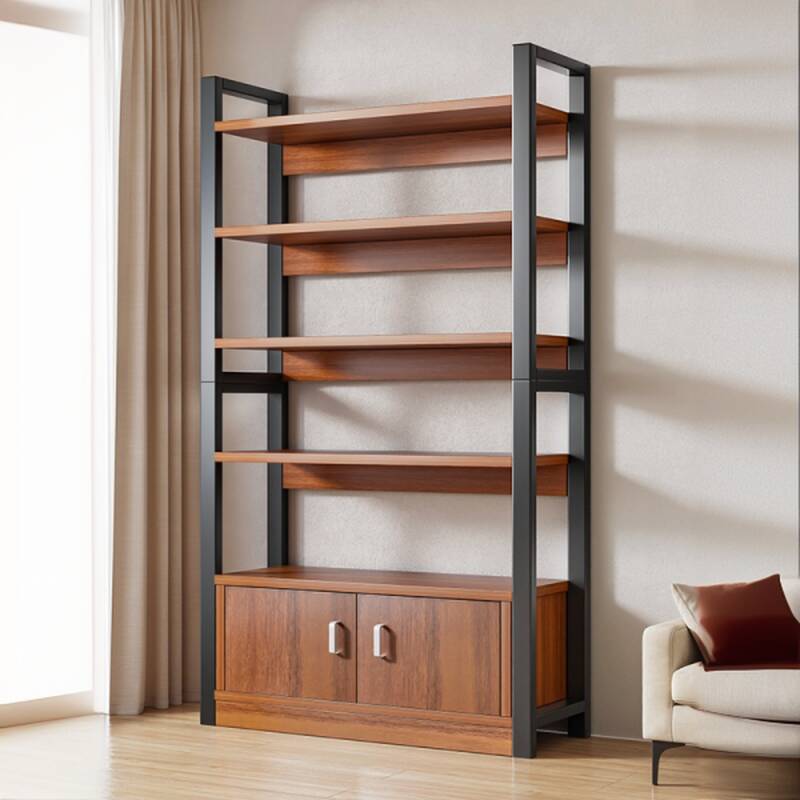 Trendy Cabinet Storage Shelf Rack with Shelves in Metal, Vertical Installation