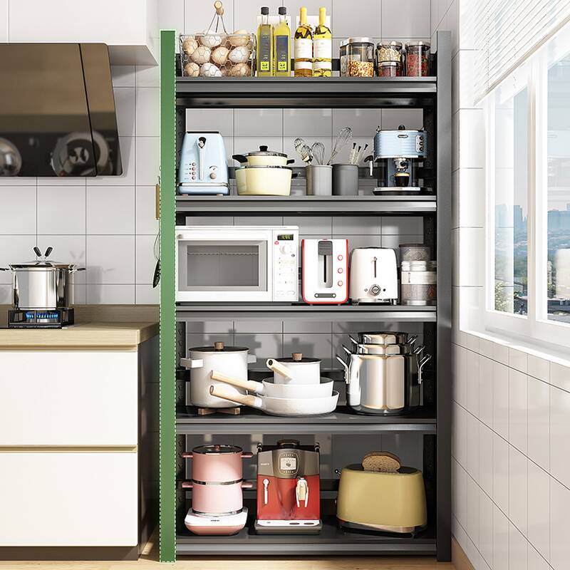 Ink Trendy Fireproof Steel Cabinet Storage Shelf Rack with Shelves, Vertical Installation