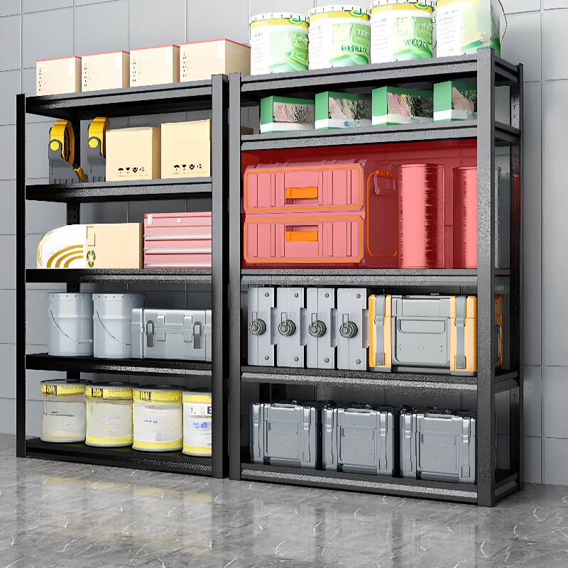 Trendy Fireproof Cabinet Storage Shelf Rack with 5 Cube Storage Units