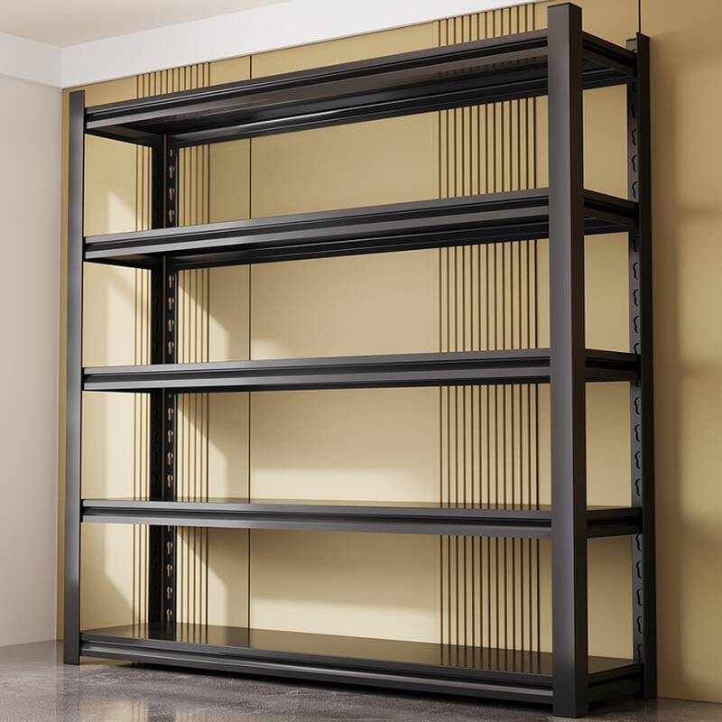 Ink Trendy Cabinet Storage Shelf Rack with 4 Shelves, Steel Frame, and Vertical Installation
