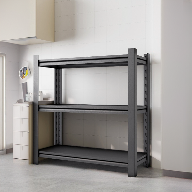 Trendy Vertical Steel Cabinet Storage Shelf Rack with 7 Shelves/6 Floating Shelves/5 Floating Shelves