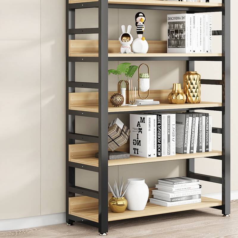Natural Finish Trendy 5 Tiers/4 Tiers Cabinet Storage Shelf Rack