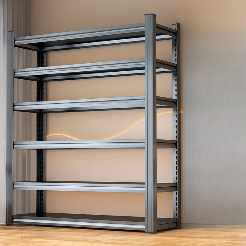 Trendy 5/4/3 Tiers Steel Vertical Cabinet Storage Shelf Rack with 5/4/3 Floating Shelves