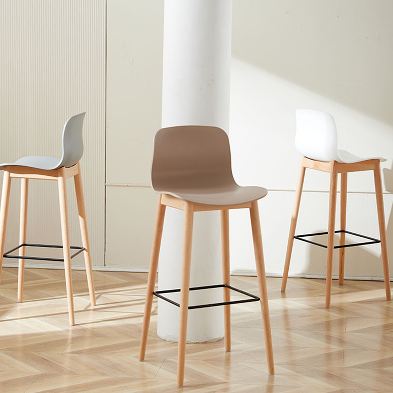 Art Deco Lemon/Emerald Green/Tan Polymer Compound Horse Seat Pub Stool with Backrest and Foot Support