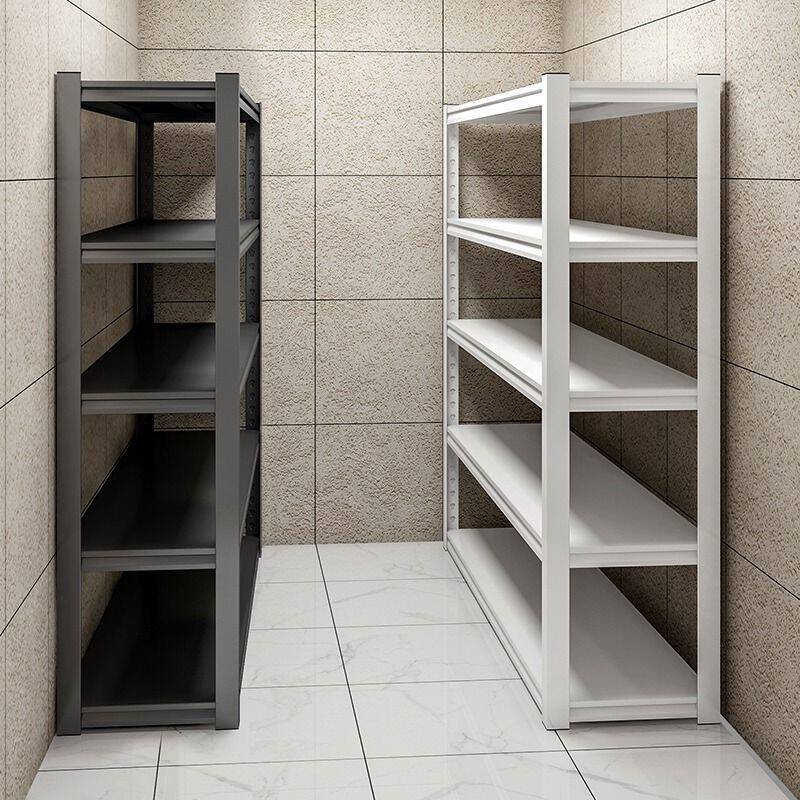 Casual Flame-resistant Alloy Warehouse Shelving Rack with Adjustable Shelves, Unattached