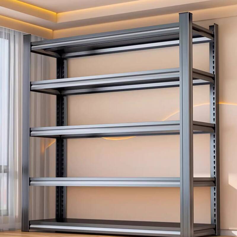 Casual Flame-resistant Steel Cabinet Shelf with Adjustable Shelves, Unattached Installation