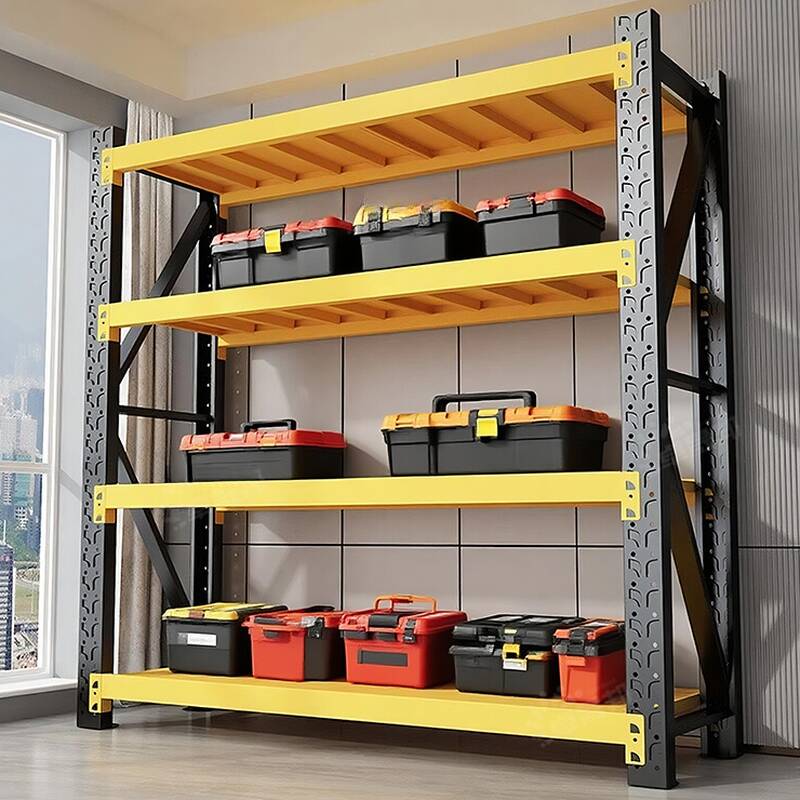 Casual 5 Tiers/4 Tiers Rectangle Cabinet Shelf with Flame-resistant Design