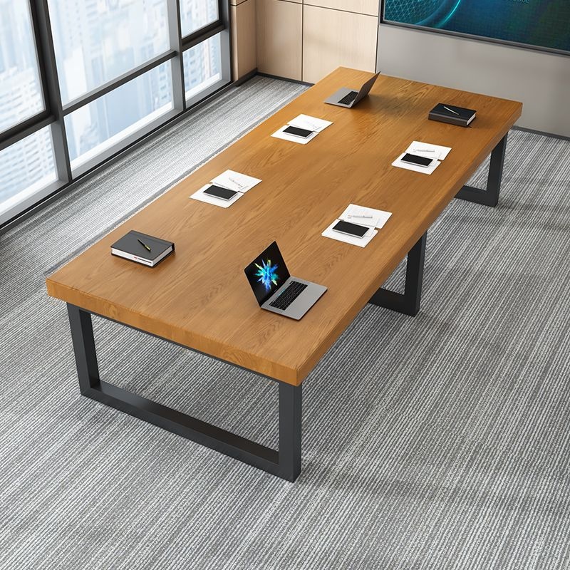 Casual Rectangle Solid Wood Meeting Table for 6 People/8 People/for 4
