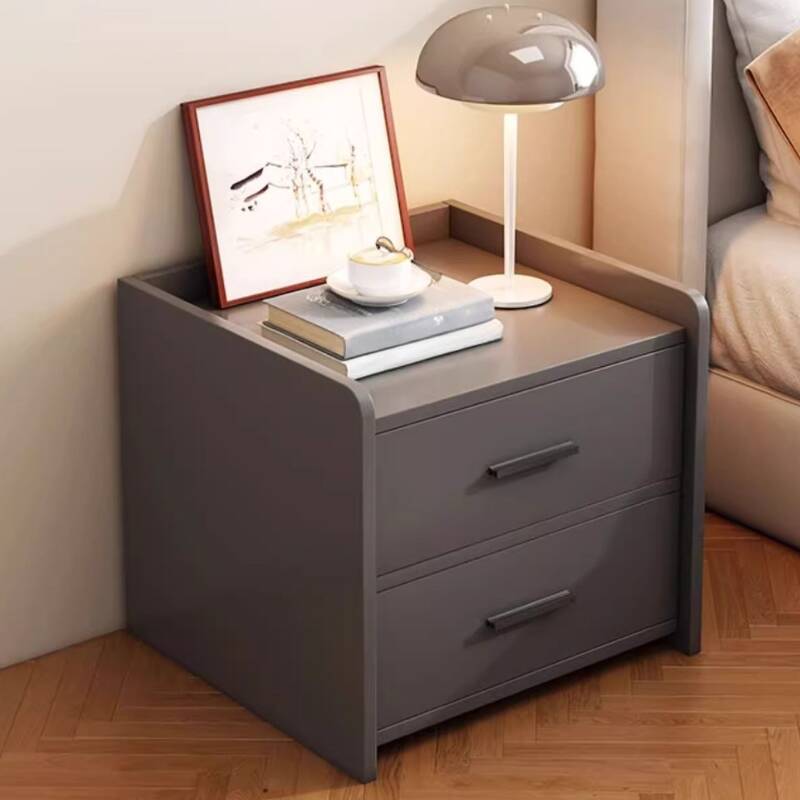 Simplistic Wood Drawer Storage Bedside Table