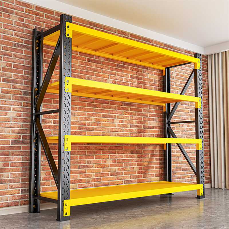 Casual 4/3/5 Tiers Rectangle Warehouse Shelving Rack