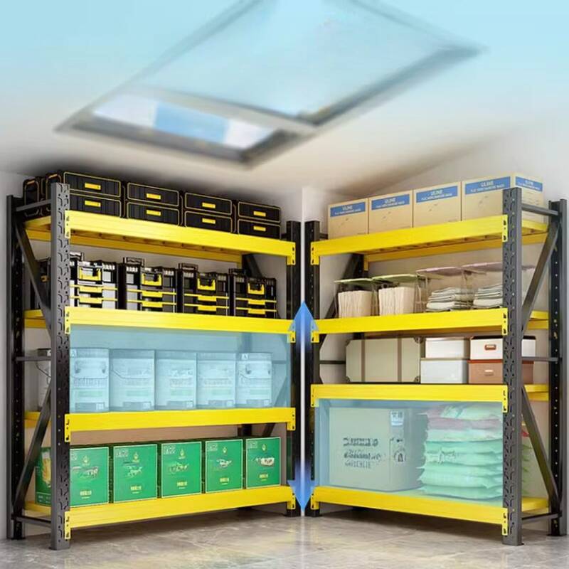 Casual Multi-Tiered Rectangle Cabinet Shelf with Flame-Resistant Design