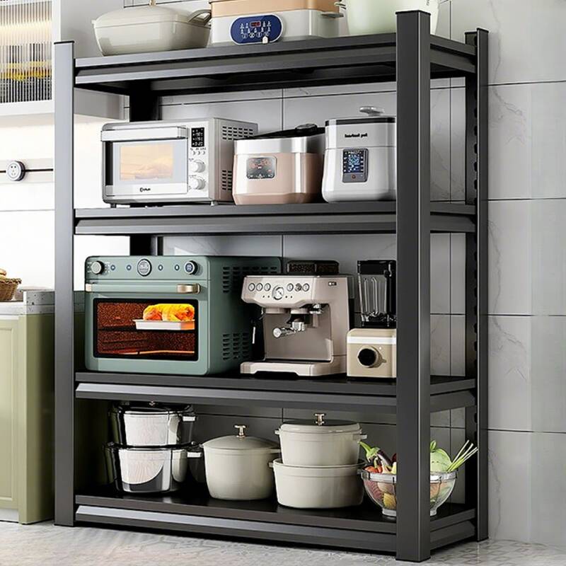 Minimalist Rectangular Warehouse Shelving Rack with 4/5/3 Tiers