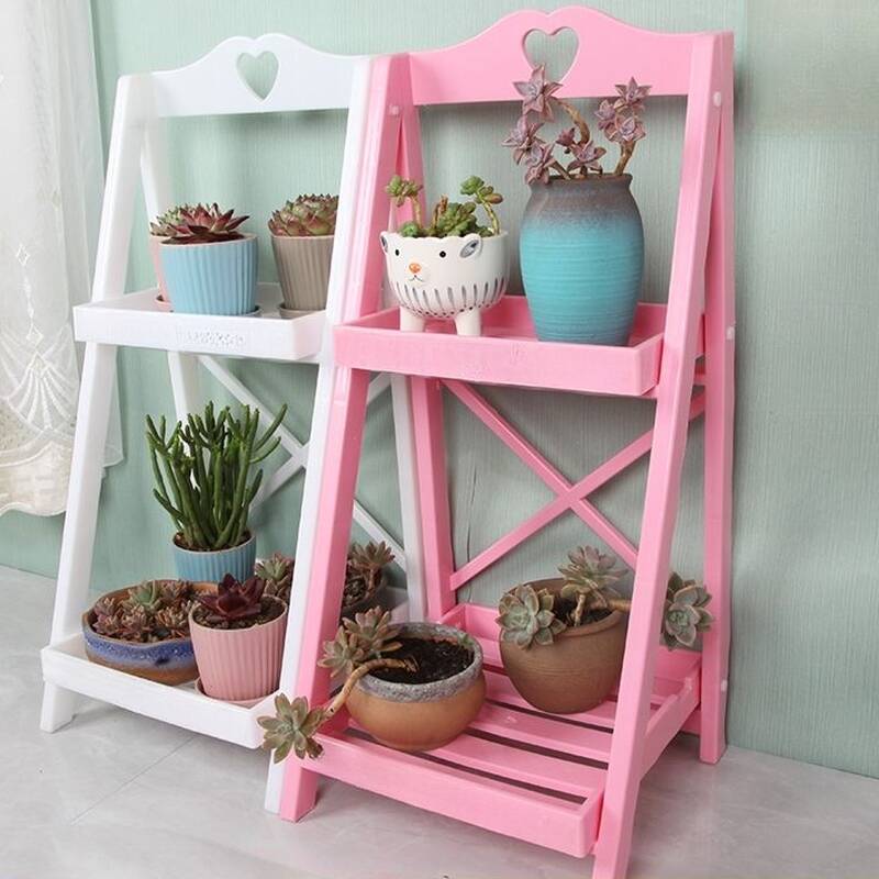 Rectangle Multi-Level Lucite Plant Holder for Floor