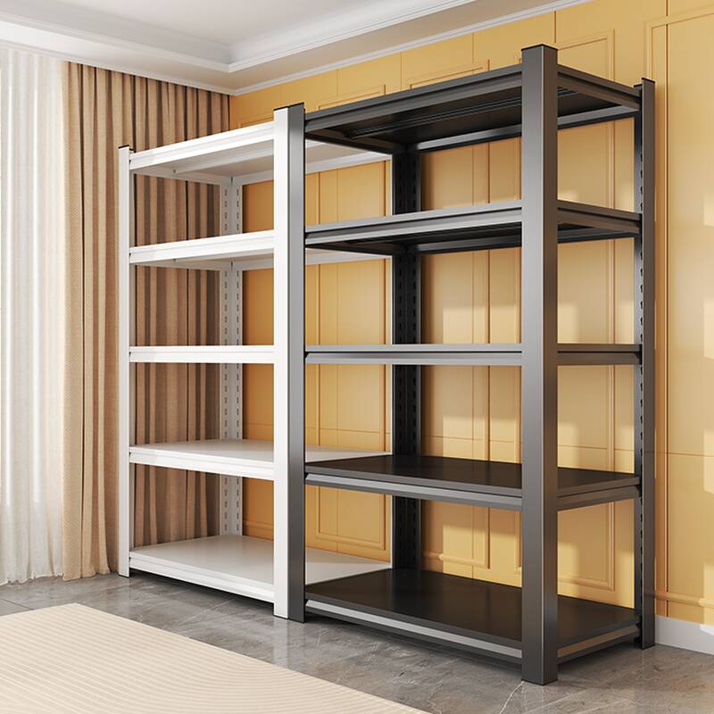 Modern Simple Style Steel Storage Rack with Adjustable Shelves, Unattached