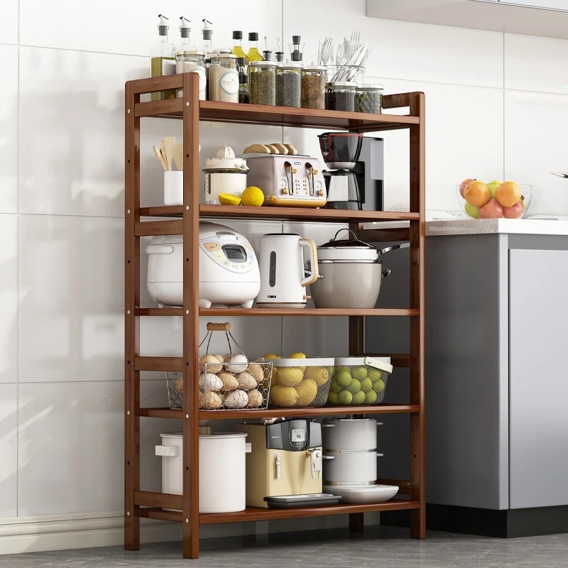 Modern Simple Style Adjustable Storage Rack with Unattached Installation