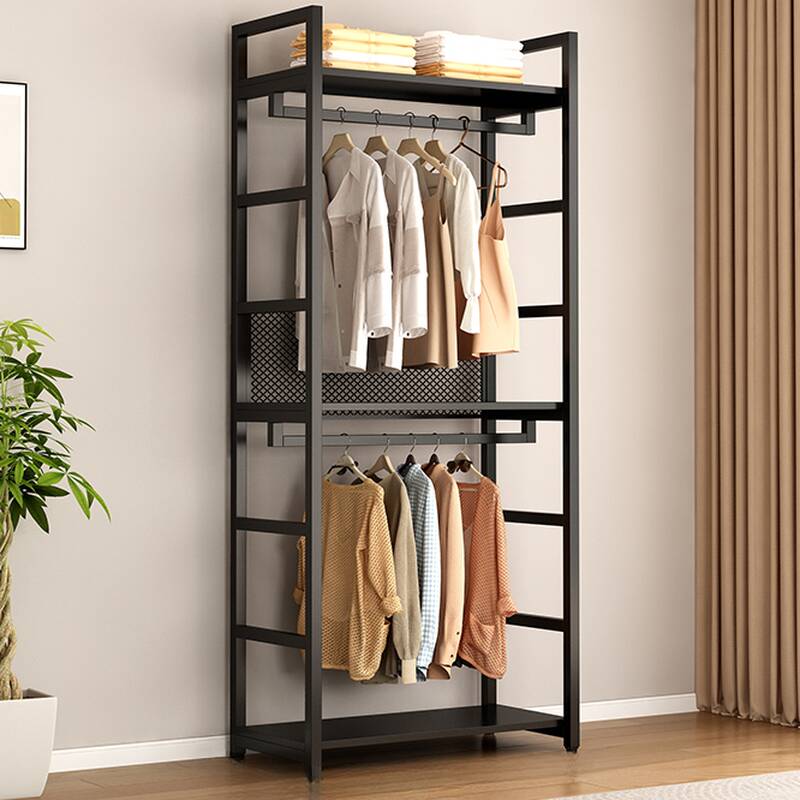 Ink Modern Free Standing Coat Tree with Repository and Alloy Frame