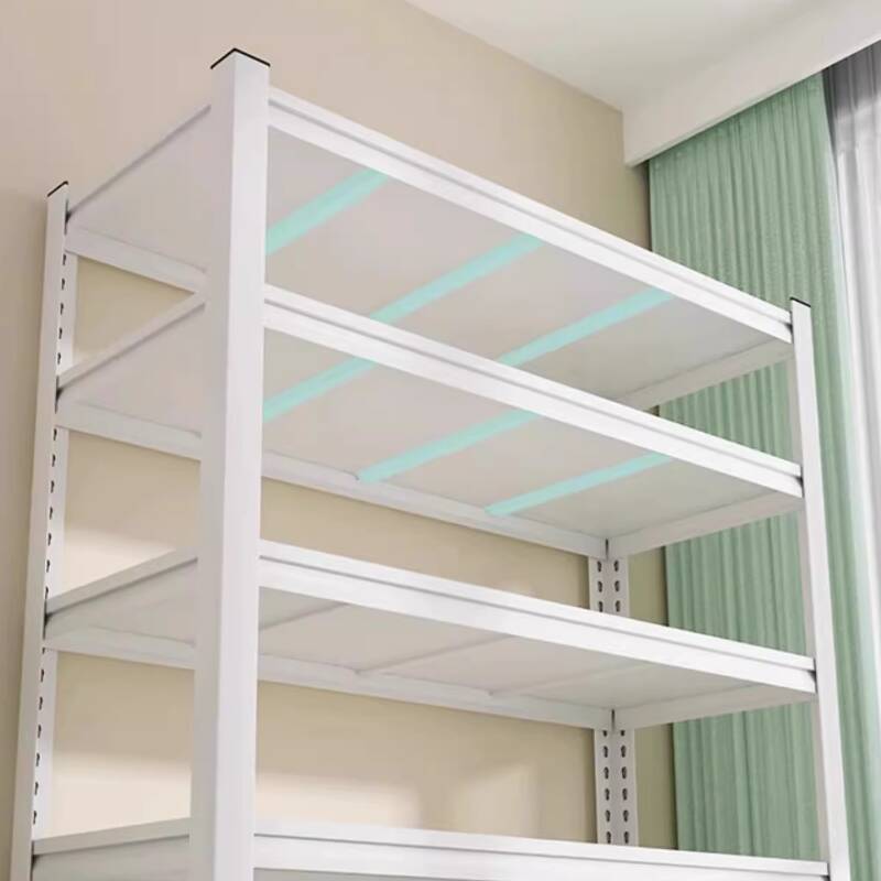 Modern Simple Style Storage Rack with Storage Shelves, Steel Frame, Unattached