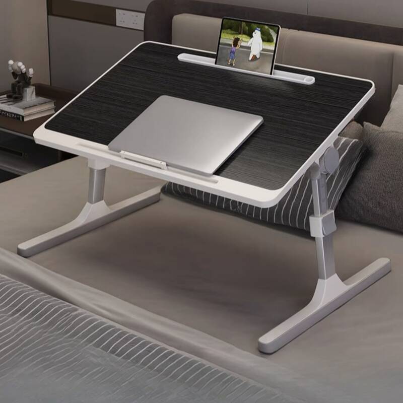 Riser Laptop with Pop Up Foldable Design and Lifting Airlift Featuring a Convenient Compartment