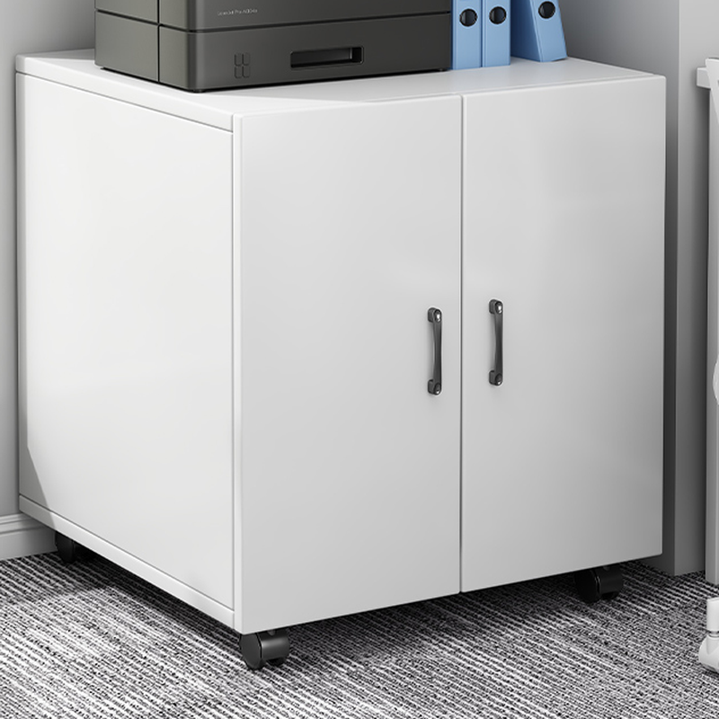 Art Deco Moisture-proof Manufactured Wood Base Cabinet with Wheels and 1-Wide Compartment