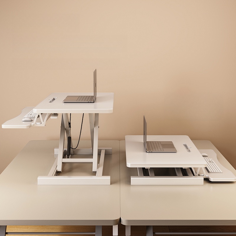 Casual Engineered Wood Notebook Holder with Lifting Airlift and Shelves