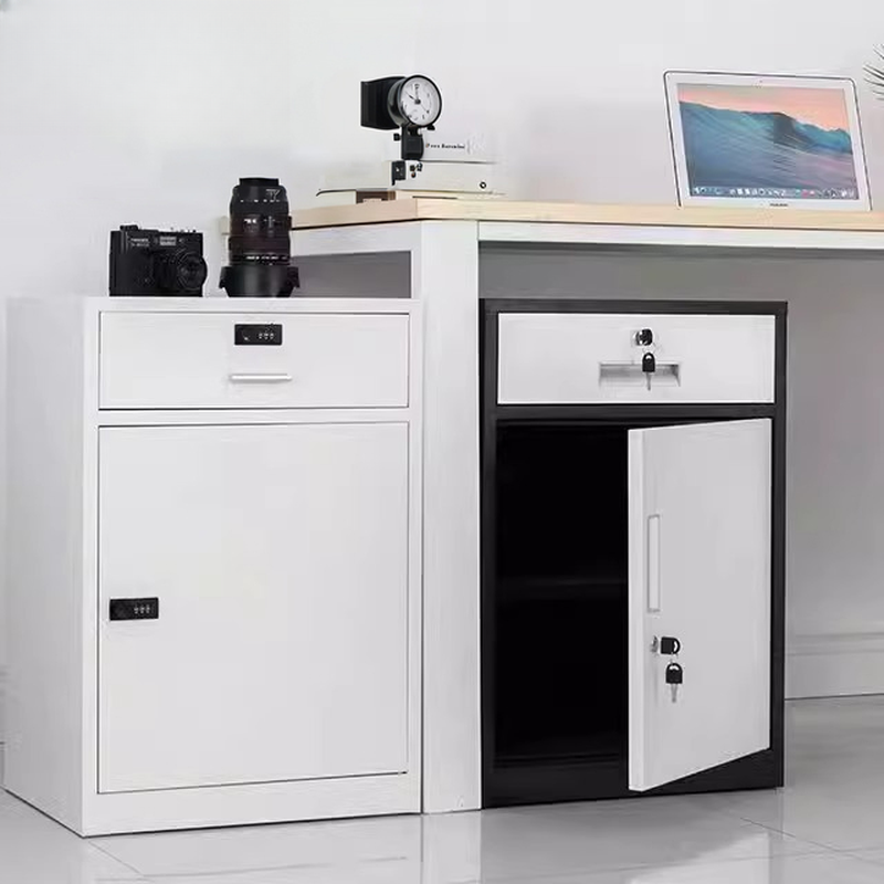 Steel Office Storage Furniture with Scratch Resistant Variable Shelf and Locking Door, 4 Legs, 1-Wide