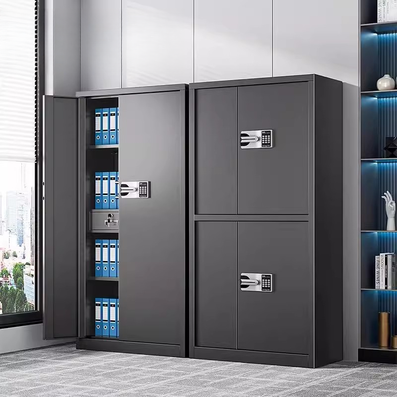 Steel Office Storage Furniture with Moisture-proof Drawers, Variable Shelf, Locking Door, 1-Wide