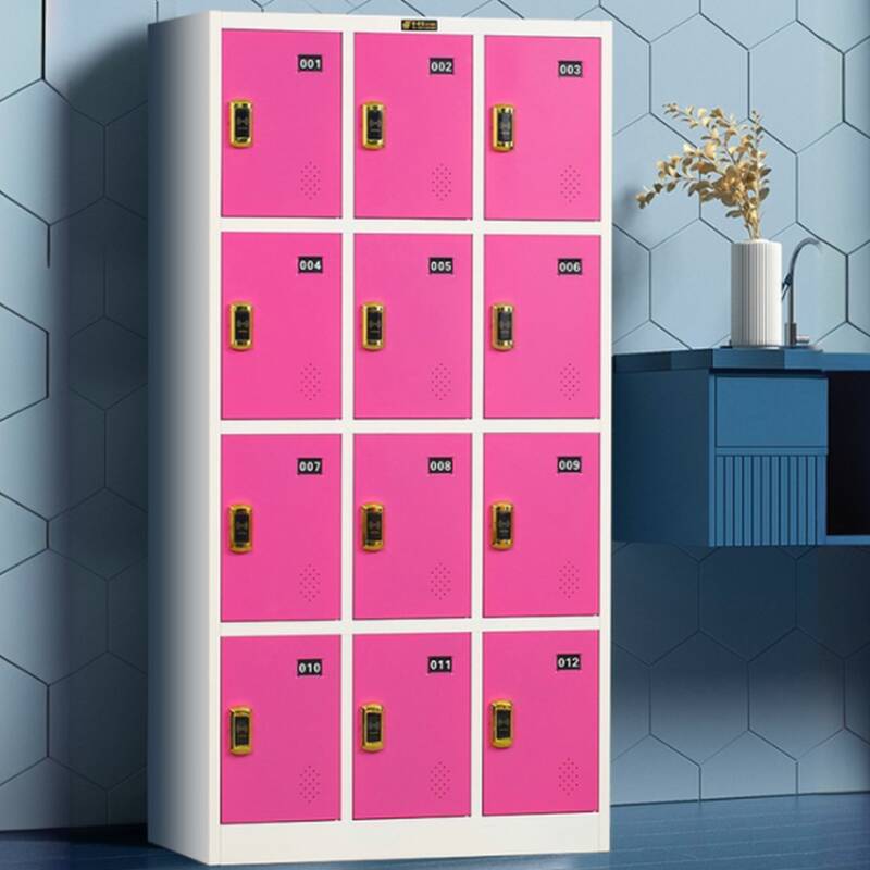 Steel 2-layer/4-layer/3-layer Employee Lockers with Installation Required and Partial Assembly, Featuring 6 Compartments/10 or More Compartments/9 Compartments, 3-Wide with Locker Base