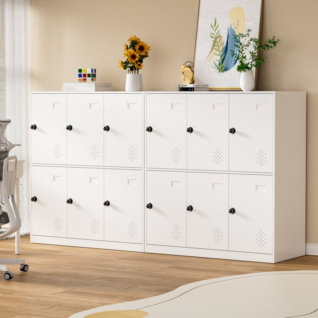 3-Wide/2-Wide 2 Tiers/4-tier/3 Tiers Home Lockers with Name&number Plate, 10 or More Compartments/Six Compartments/Four Compartments & Locker Base, Partial Assembly, Installation Required