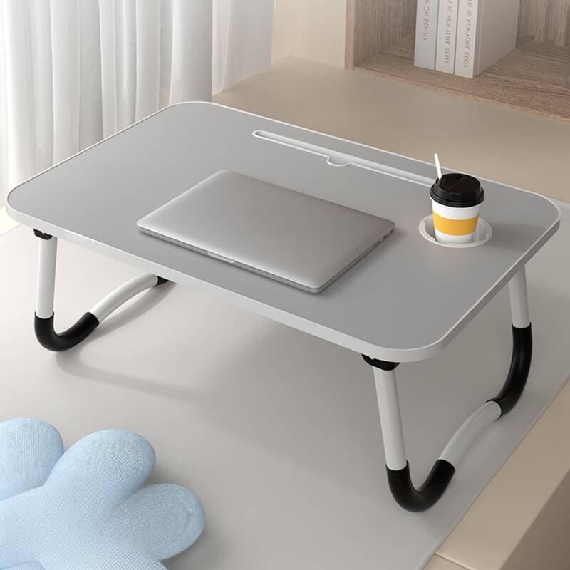 Pop Up Foldable Notebook Holder with Compartment for Table Use and 1 Outlet