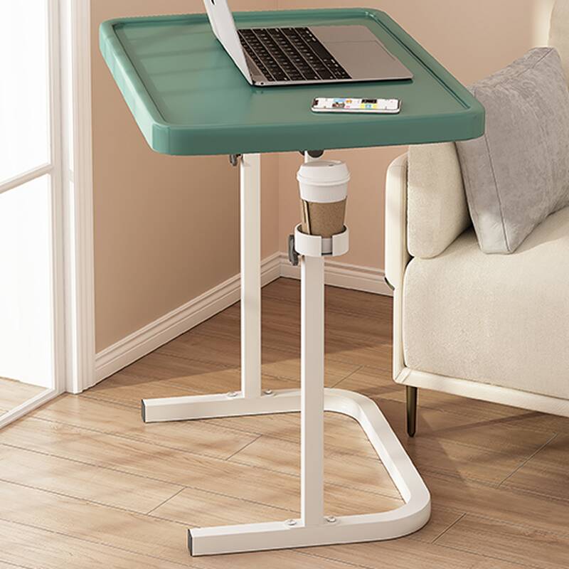 Casual Synthetic Laptop Cart with Adaptable Height, Swivel Wheels, and Tilt