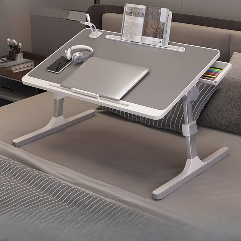 Grey Notebook Holder with Compartment and 4 Outlets