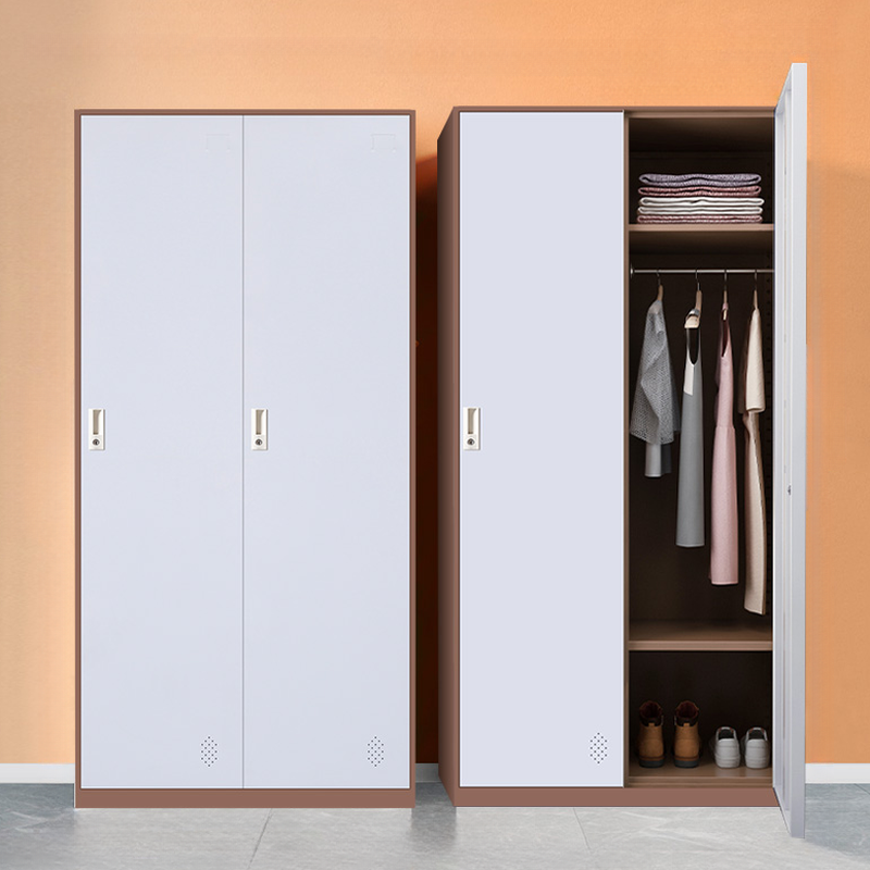 Steel Gym & Locker Room Lockers with Installation Required, Partial Assembly, Shoe Storage, Ventilated Doors, 3 Compartments/2 Compartments, 3-Wide/2-Wide