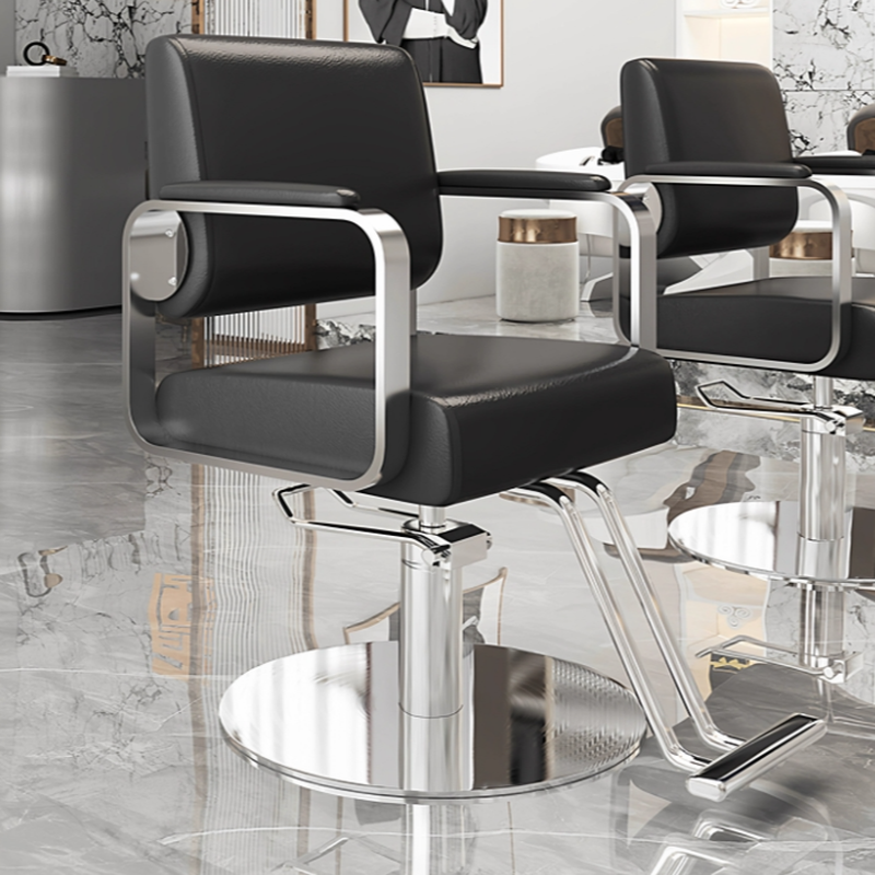 Ergonomic Rectangular Solid Colour Full Back Synthetic Leather Styling Chair with Footrest and Adjustable Features