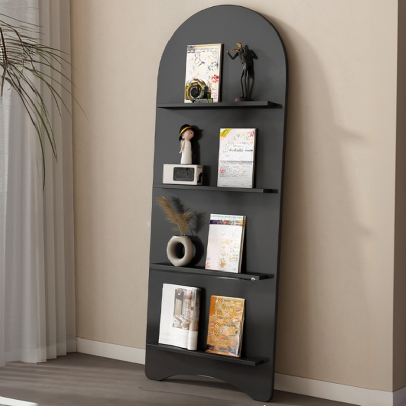 Art Deco Natural Wood Magazine Rack with Shelves, 15 in & Above Length, 10 in & Above Height, Standalone