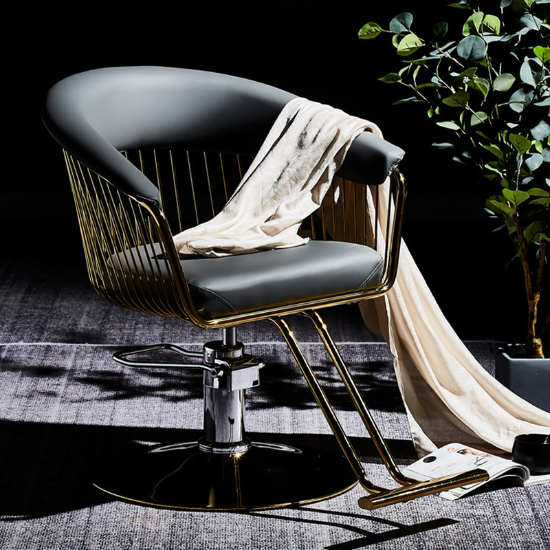 Ergonomic Elliptical Solid Colour Synthetic Leather Styling Chair with Footrest and Adjustable Features