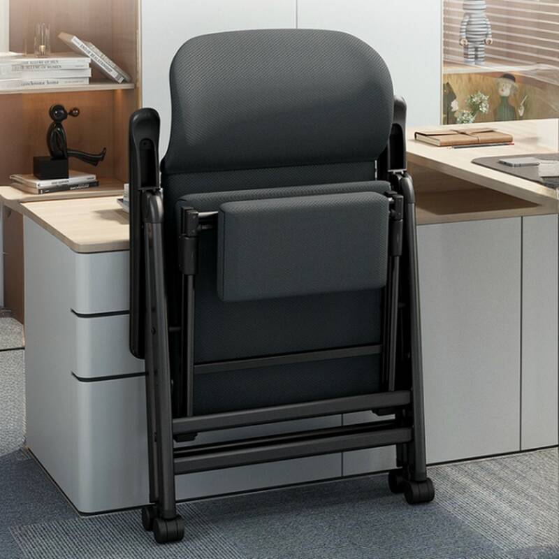 Studio Chairs in Upholstered Ink with Portable Wheels, Leg Rest, Pillow, Adjustable Back Angle, and Headrest