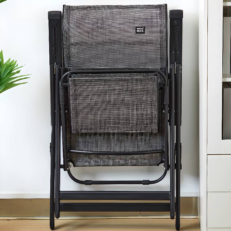 Art Deco Dark Gray Upholstered Studio Chairs with Armrest, Leg Rest, Ergonomic Design, and Adjustable Back Angle