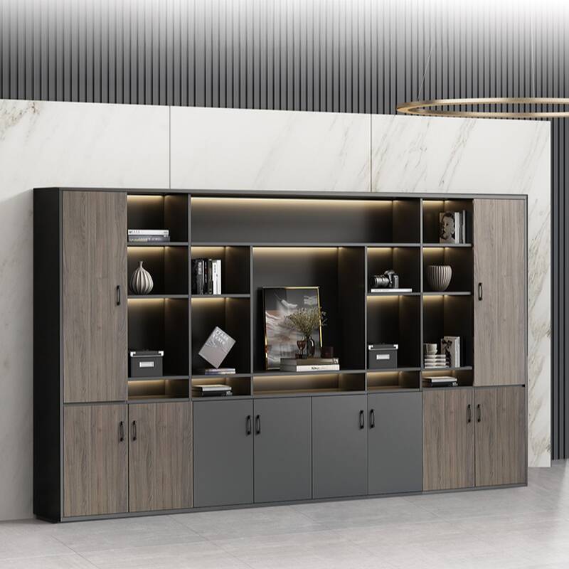 Scratch Resistant Office Storage Furniture with Stand and 4-Wide/3-Wide Compartments