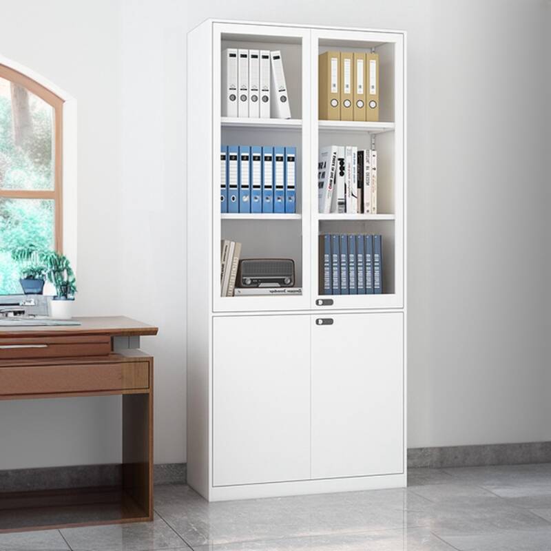 Heat Resistant Office Storage Furniture with Stockroom and 1-Wide/2-Wide Compartments