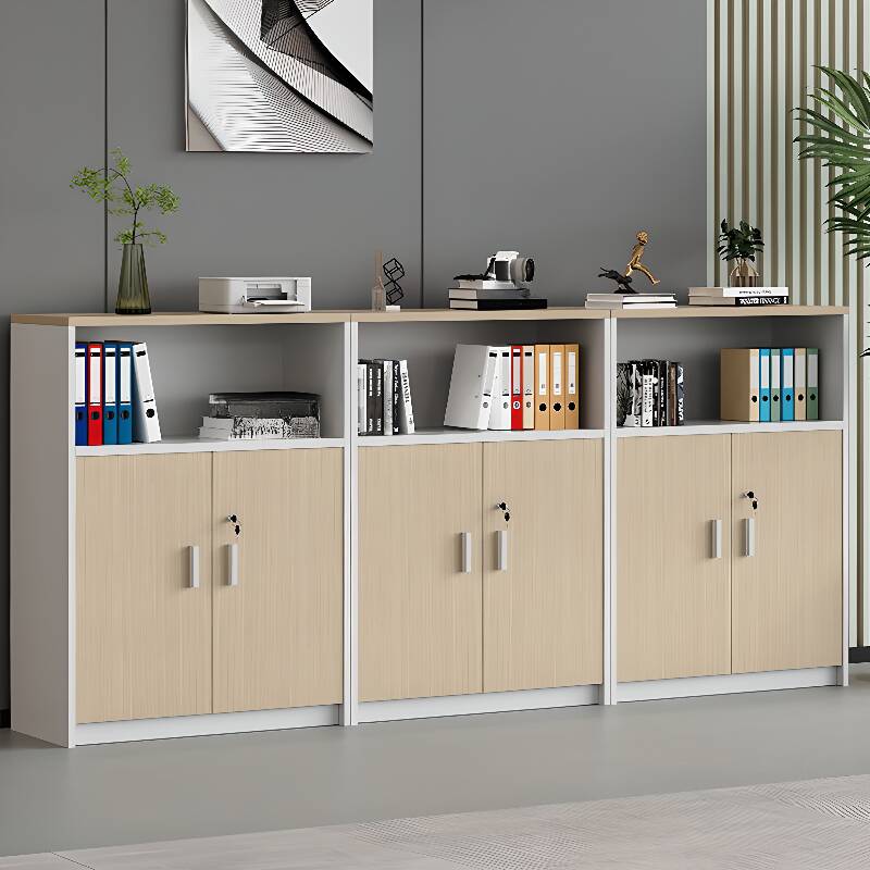 Ecru Scratch Resistant Office Storage Furniture with 5-Wide or more/3-Wide/2-Wide Compartments