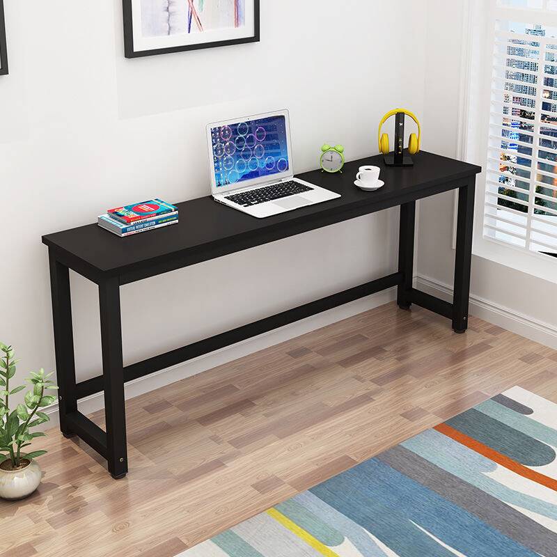 Modern Rectangular Laminate Writing Table with Light Gray/Chalk/Unfinished Colour