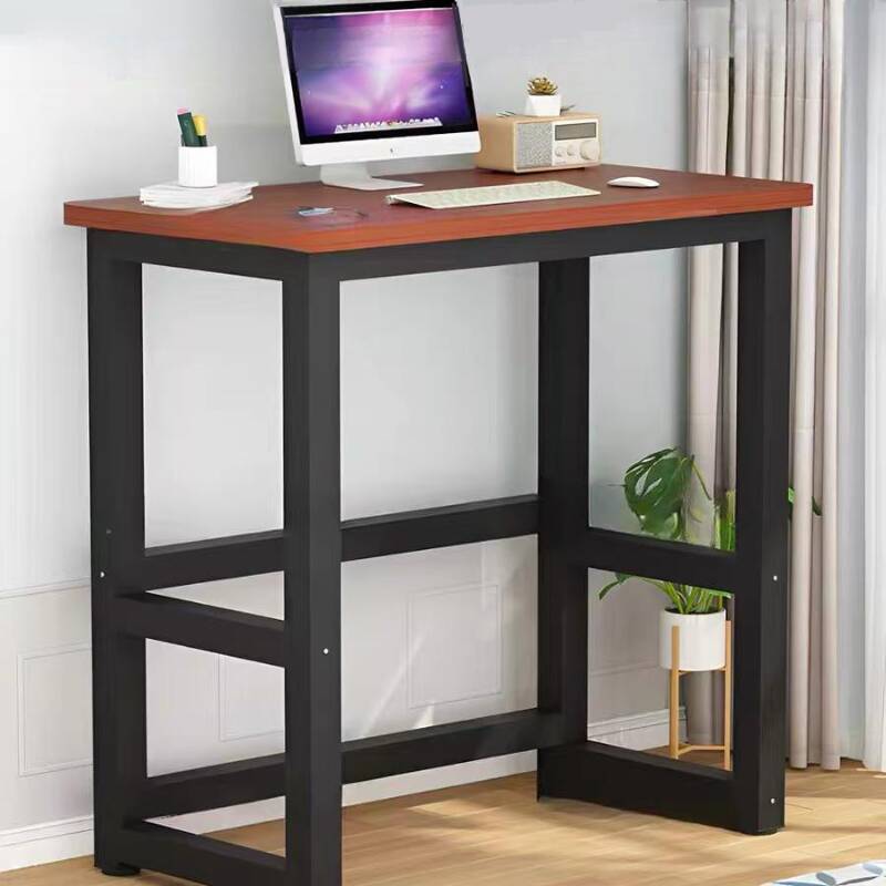 Contemporary Rectangular Timber Standing Study Desk