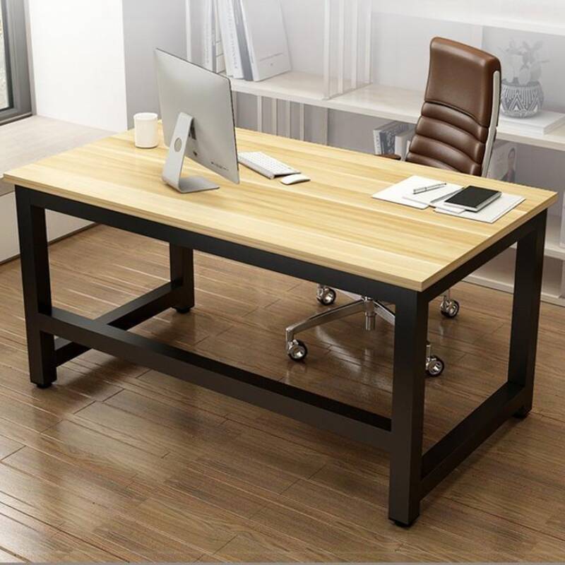 Modern Rectangular Laminate Writing Table with Unfinished Colour