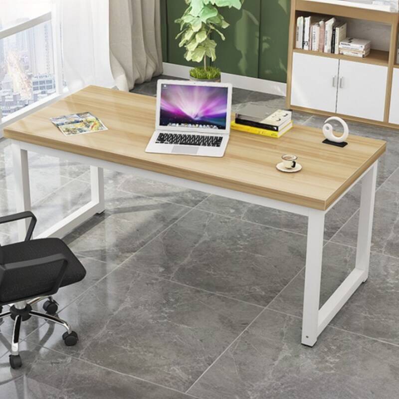 Modern Rectangular Laminate Writing Table in Unfinished Colour