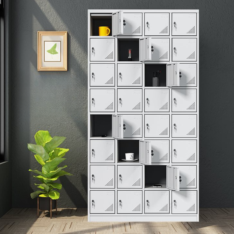 2-layer/3-layer/4-layer 3-Wide/2-Wide Lockable Steel Gym & Locker Room Lockers with Ventilated Doors, Six Compartments/4 Compartments/Nine Compartments & Shoe Storage