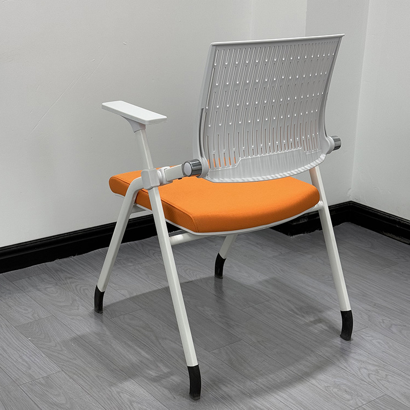 Simple Ergonomic Office Chairs with Adjustable Back Angle in Light Blue/Light Green/Citrus Colour Upholstered Armrest