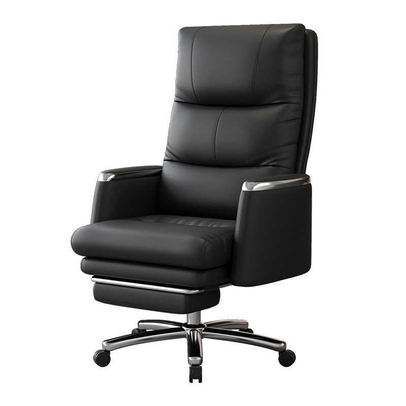 Office Chairs in Dark Gray/Dark Brown/Citrus Colour with Armrest, Portable Metal Frame, Leg Rest, Ergonomic Design, and Adjustable Back Angle
