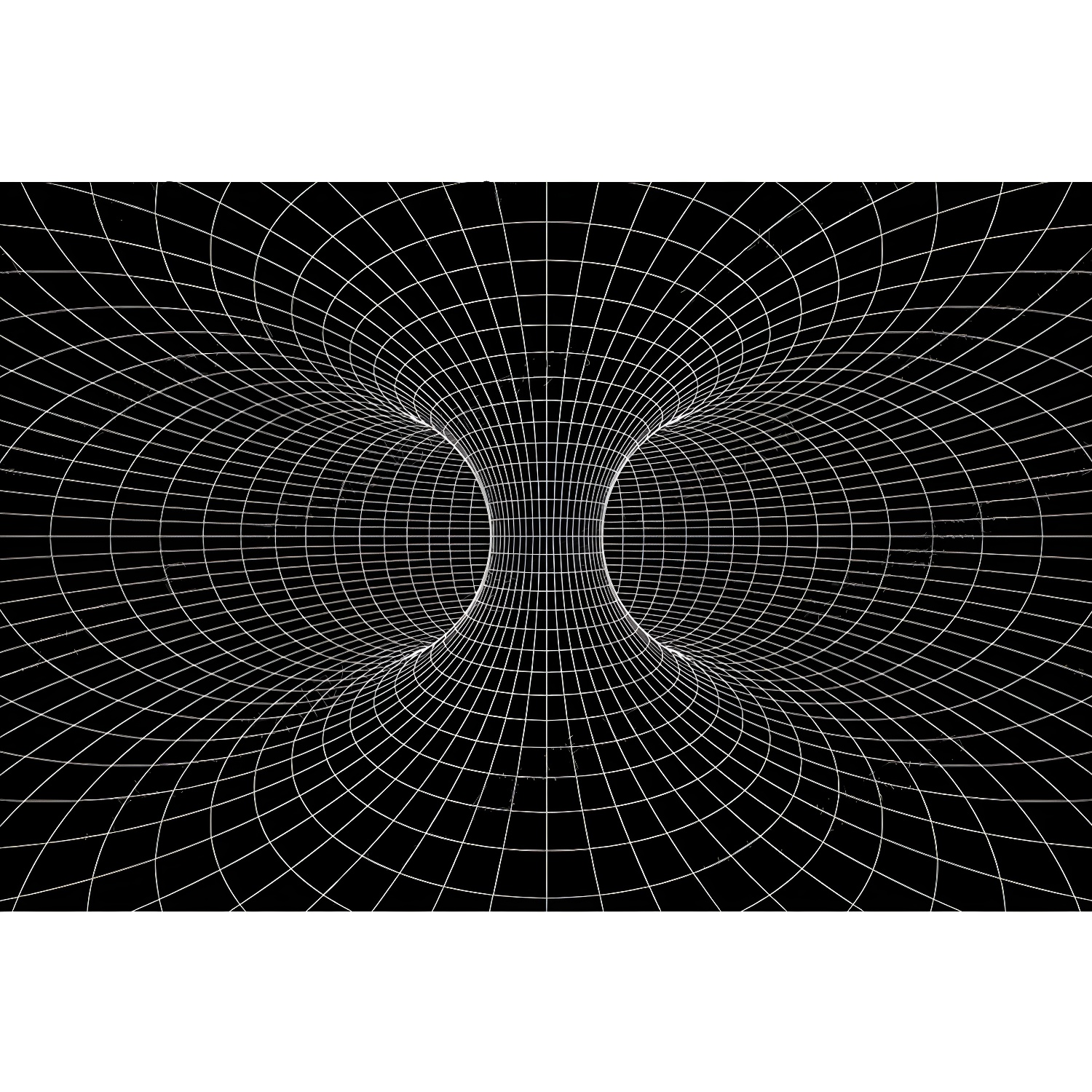 Unusual Visual Deception Rug Black and White Modern Area Rug Polypropylene Pet Friendly Machine Washable Anti-Slip Rug for Home Deco