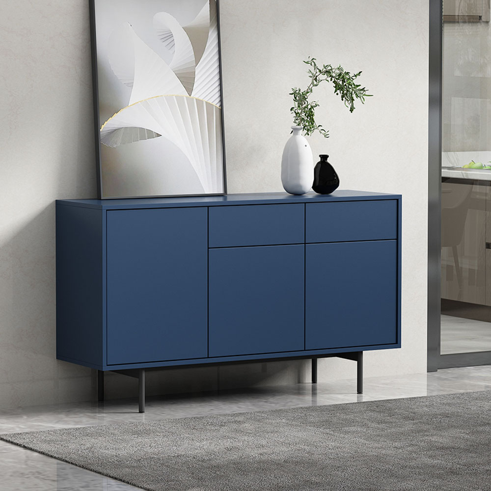 Living Room Sideboard Cabinet Modern Credenza with Storage and Drawer
